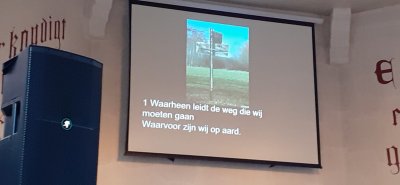 voorbeeld foto Zangdienst 13 april 2026